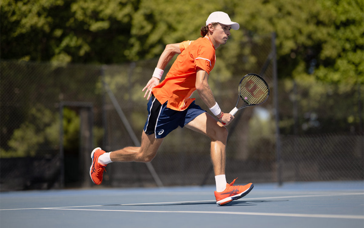 Alex de Minaur indossa le Asics Solution Speed FF 3