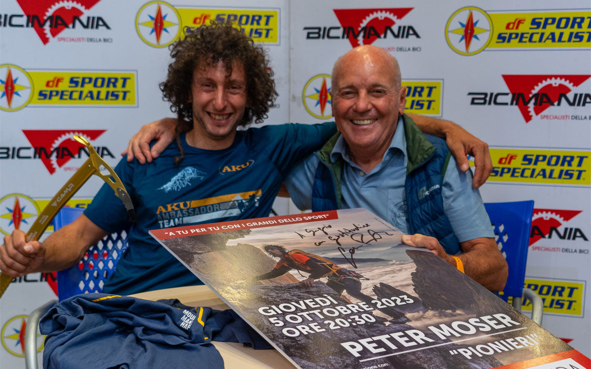 Peter Moser con Sergio Longoni