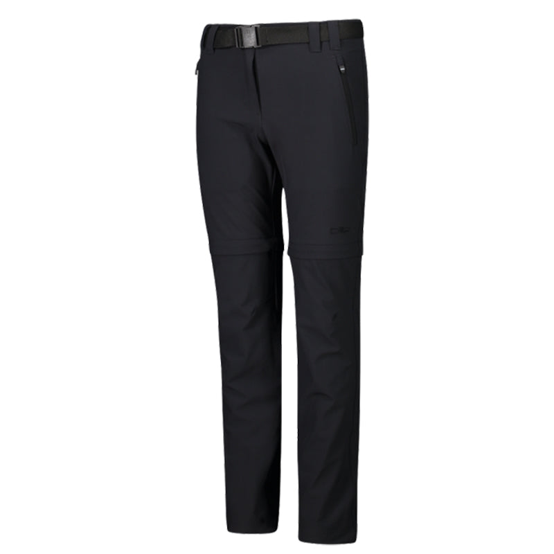 Pantalone bambina zip off stretch