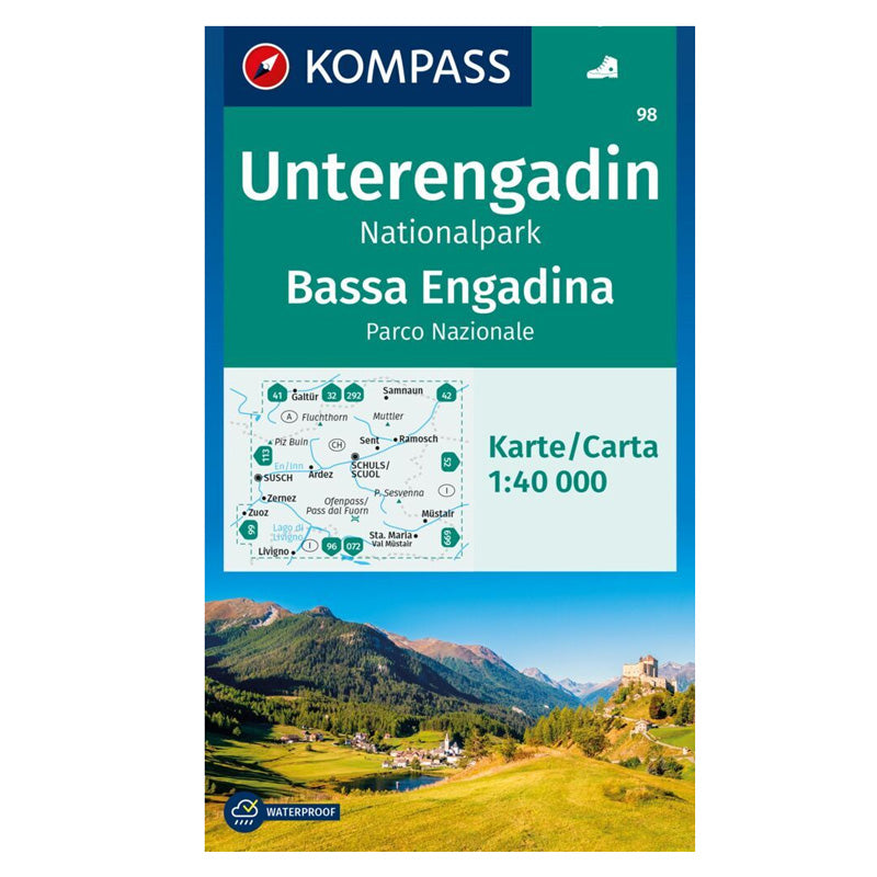 Cartina Unterengadin 1:40.000