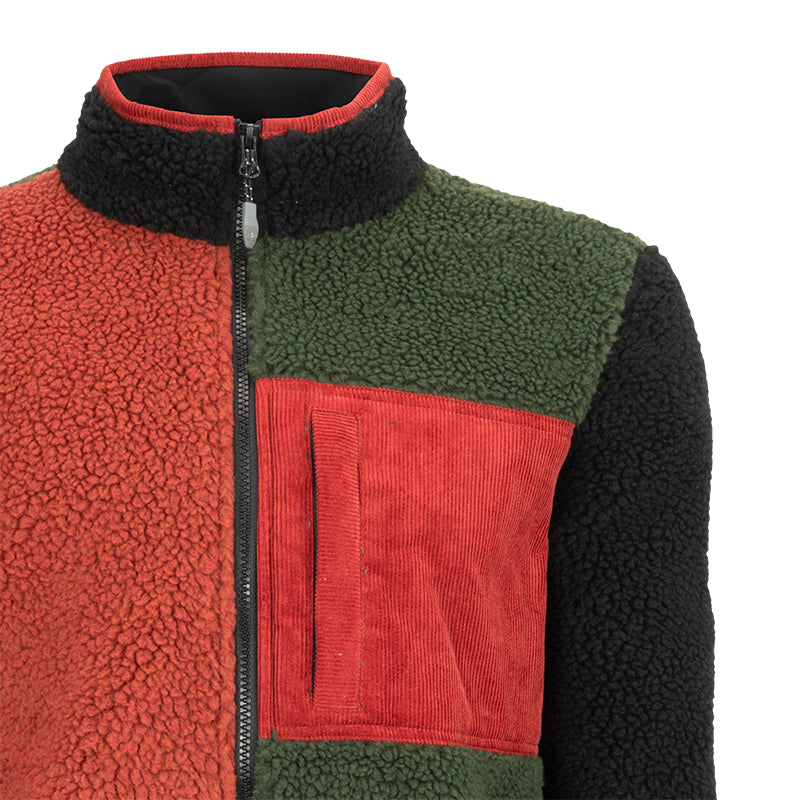 Pile uomo Trobio mock neck orsetto