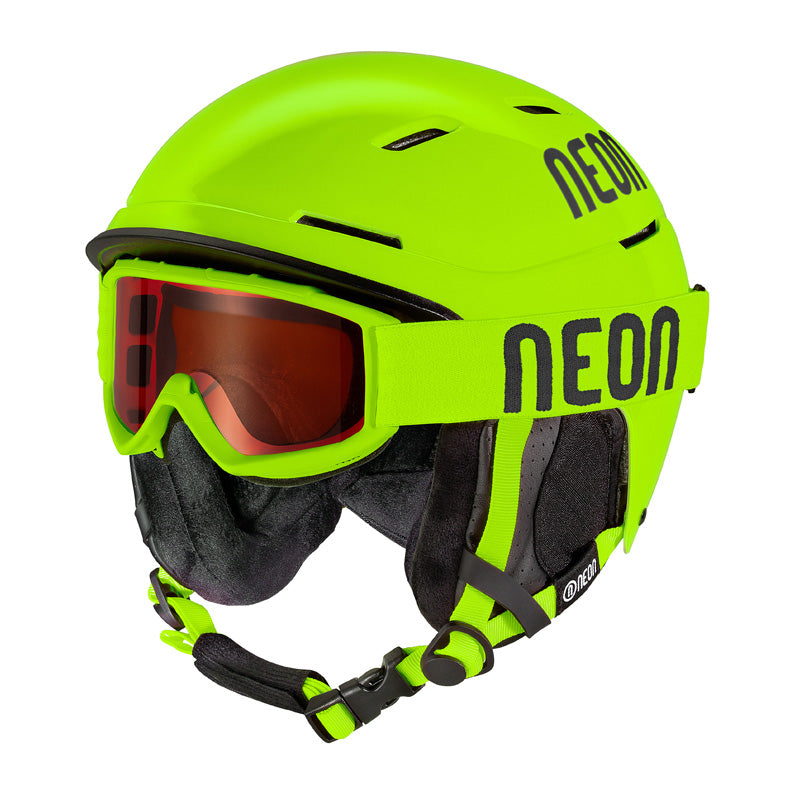 Set Casco maschera Alpha Kit Bambino S2 NEON - Main Image