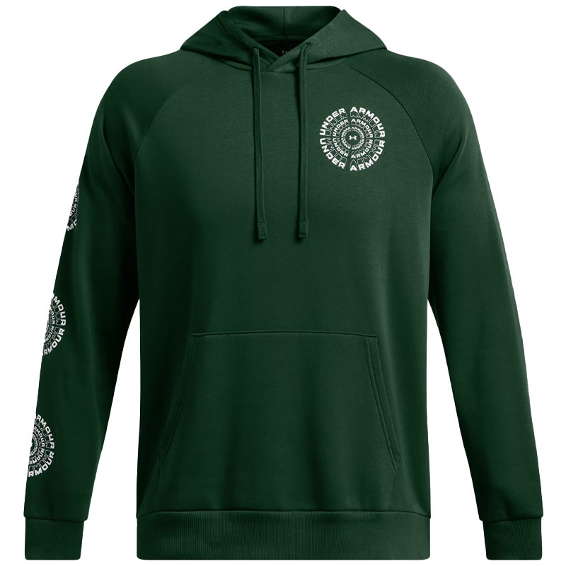 Felpa under armour verde uomo store