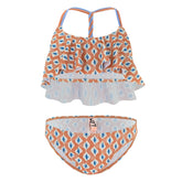 Bikini bambina Volant Caramel