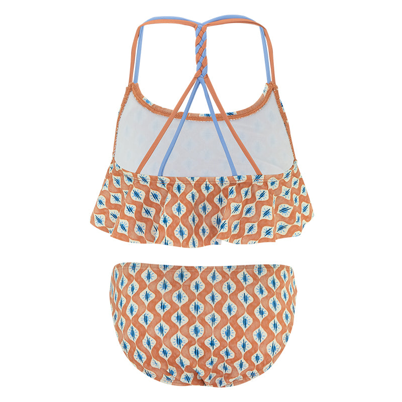 Bikini bambina Volant Caramel