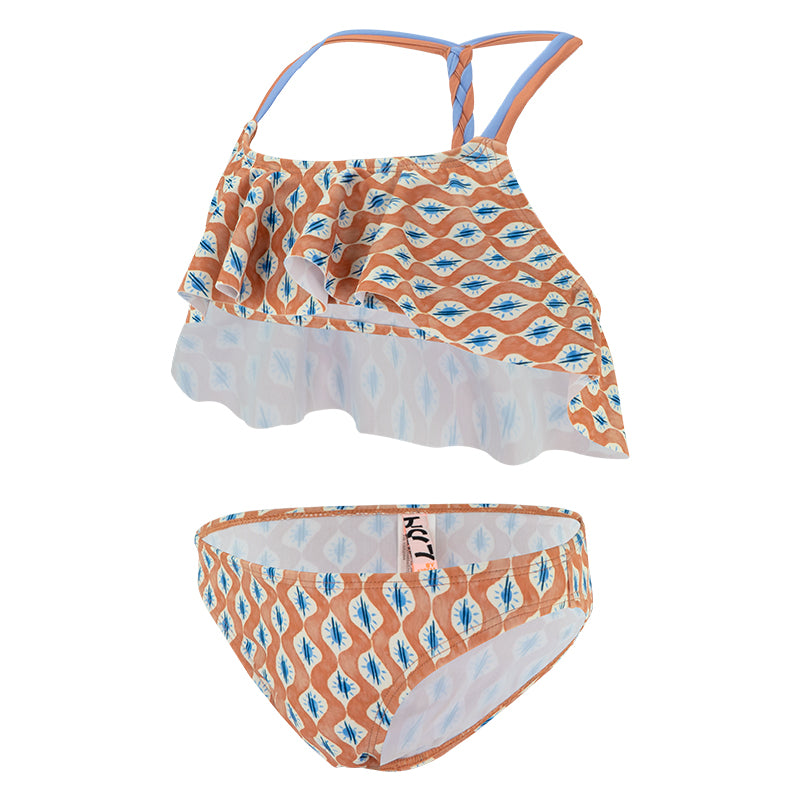 Bikini bambina Volant Caramel