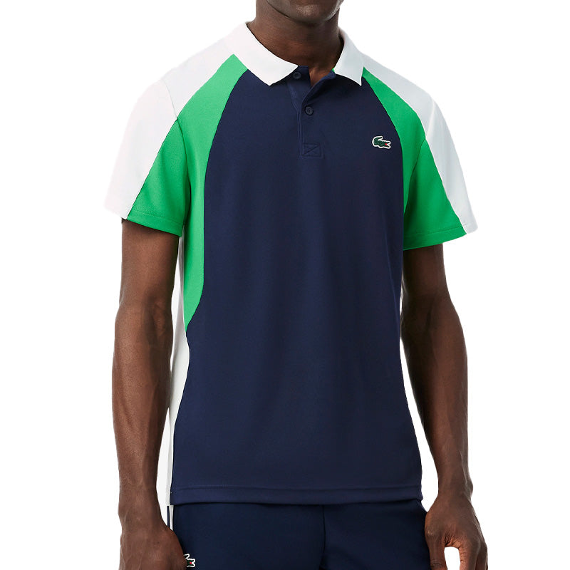 Polo uomo Color block