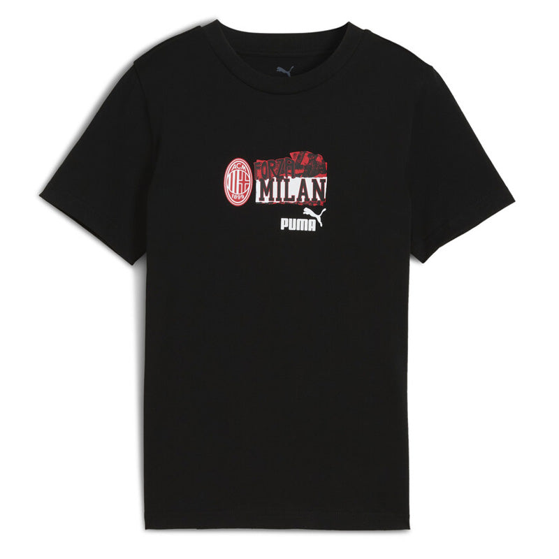 Ac Milan T Shirt Puma Bambino Rosse Maglia Bambino AC Milan