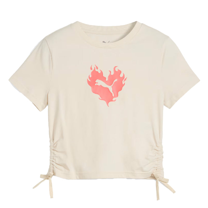T-shirt bambina Flaming Love