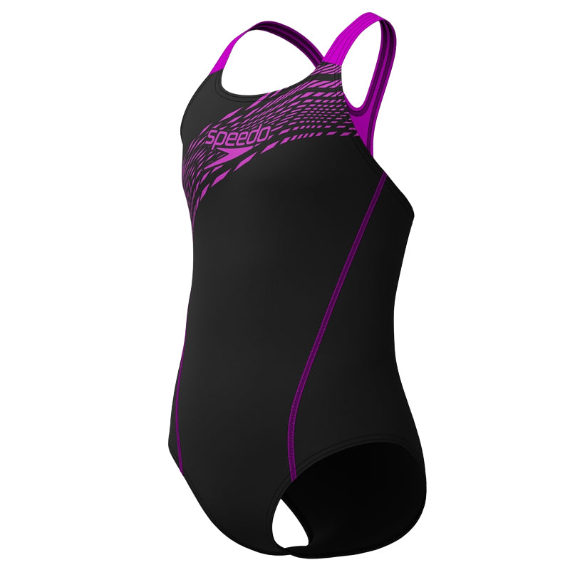 Costume bambina Medley Logo