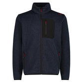 Pile uomo zip knit tech