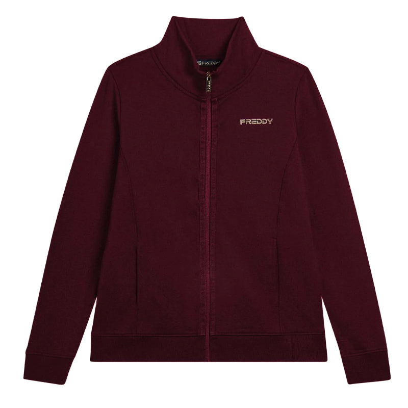 Felpa donna logo minimal