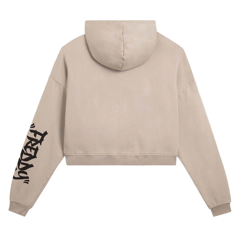 Felpa donna cropped street art