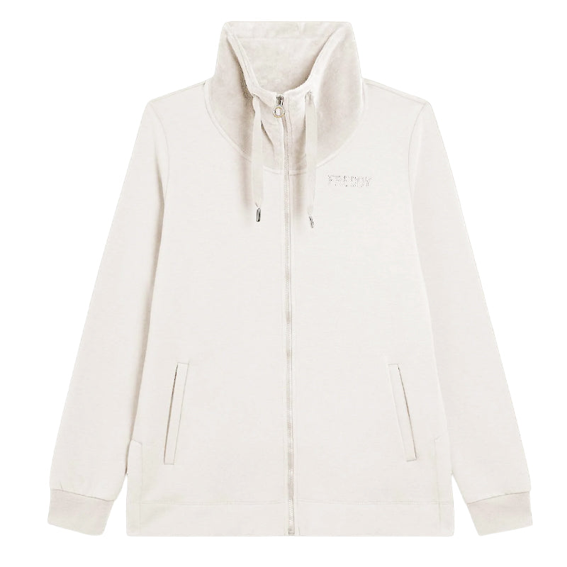 Felpa donna collo velluto