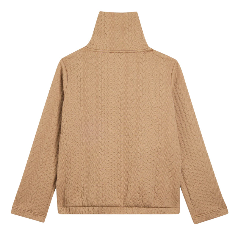 Felpa donna tecnico trecce