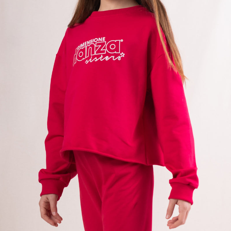 Felpa bambina Crew Crop