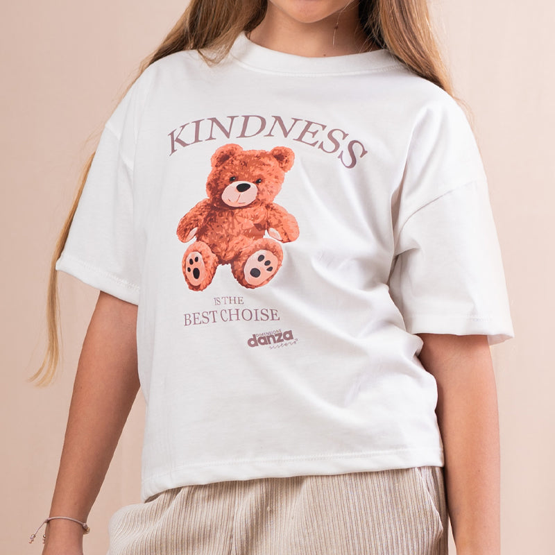 T-Shirt bambina Bear Clean