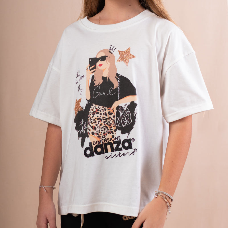 T-Shirt bambina Animalier