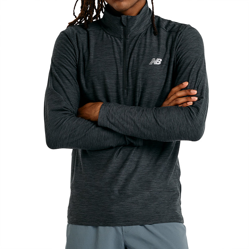 Maglia uomo Space Dye 1/4 zip