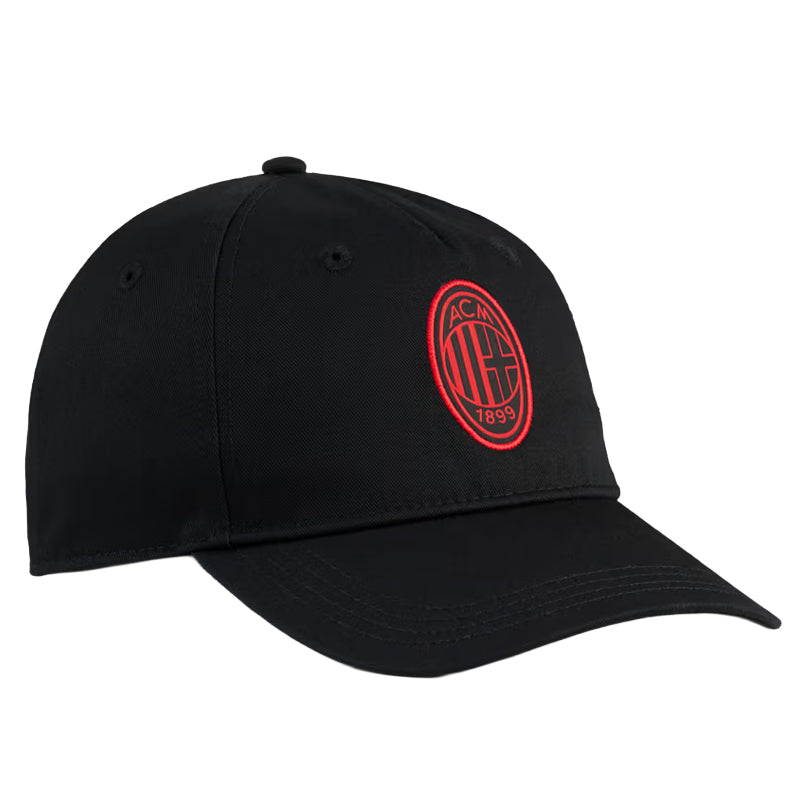 AC Milan Cappello a Maglia con Patch Pelle Prodotto Ufficiale 143052