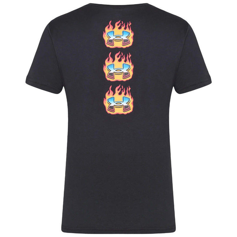 T-Shirt bambino UA Flame Wordmark