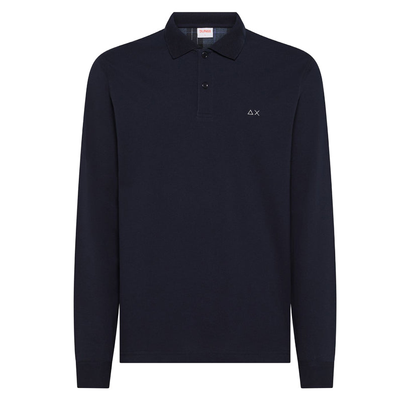 Polo uomo patch militare