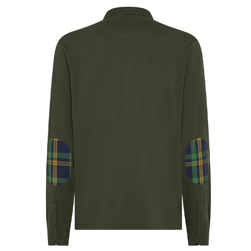 Polo uomo patch militare
