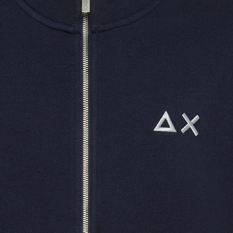 Felpa uomo cotone zip