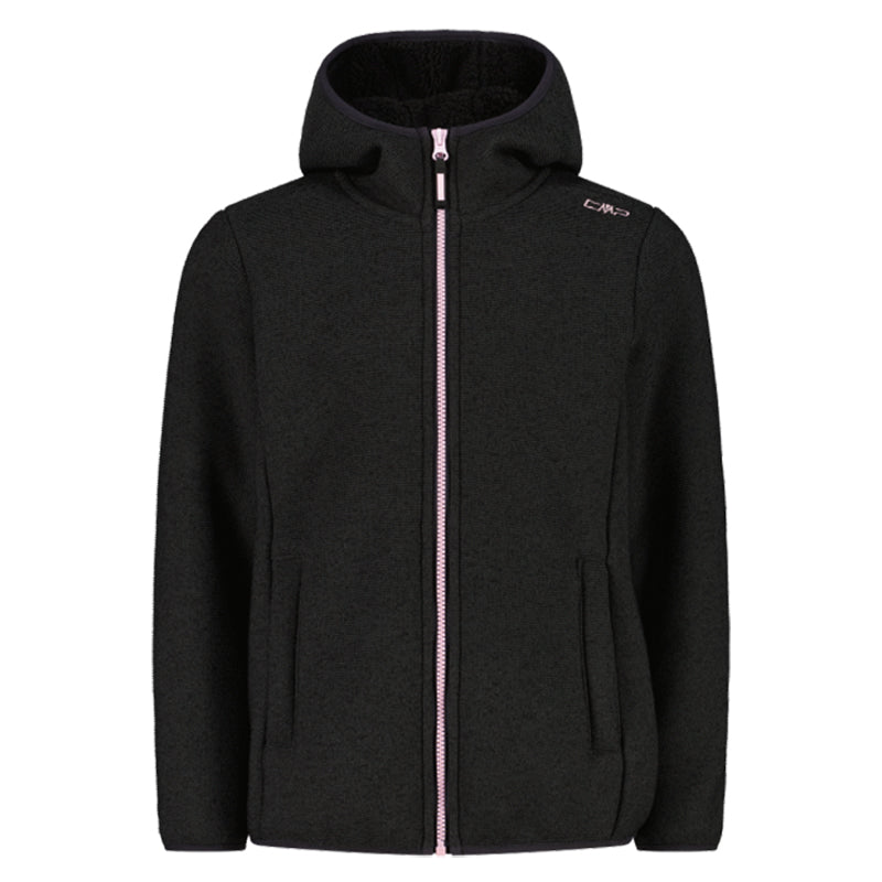 Giacca bambina knit tech melange