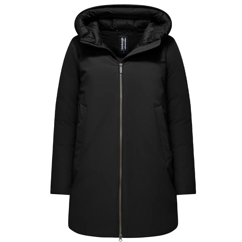 Piumino donna Bi-materico BOMBOOGIE