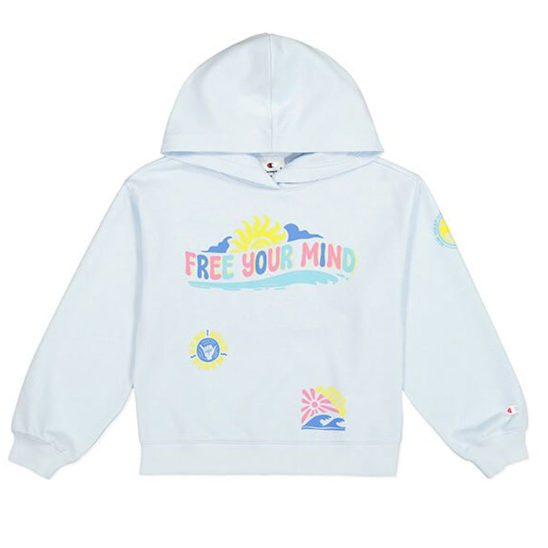 Felpa bambina Sky Blue