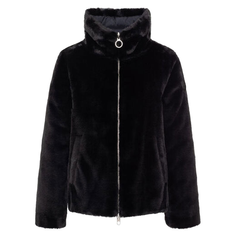 Piumino Donna Colmar Piumino Velluto Nero Giacca Donna Reversibile