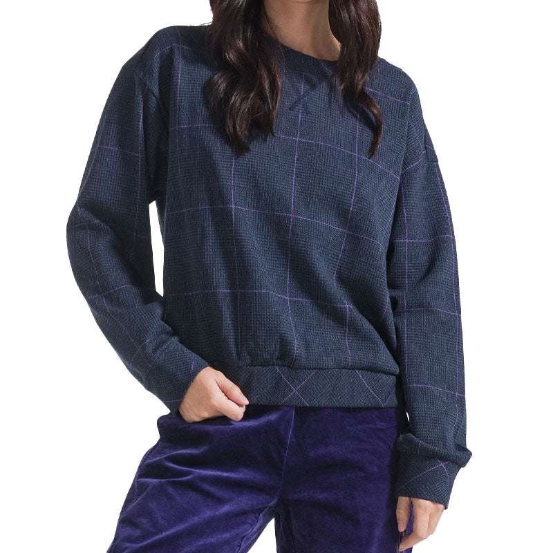 Felpa donna Jacquard