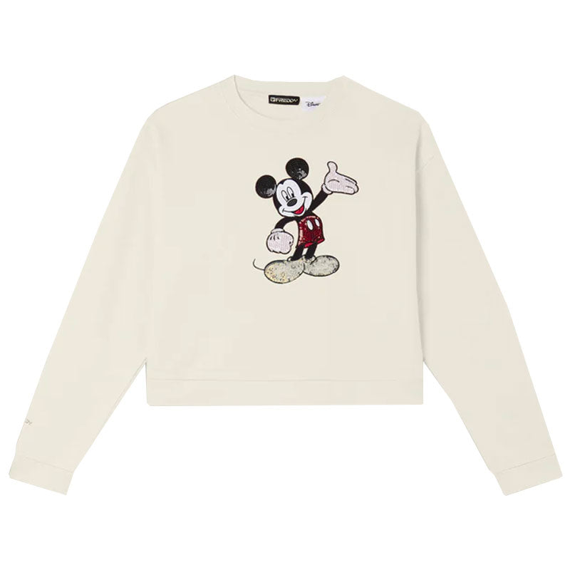 Felpa donna Mickey Crop