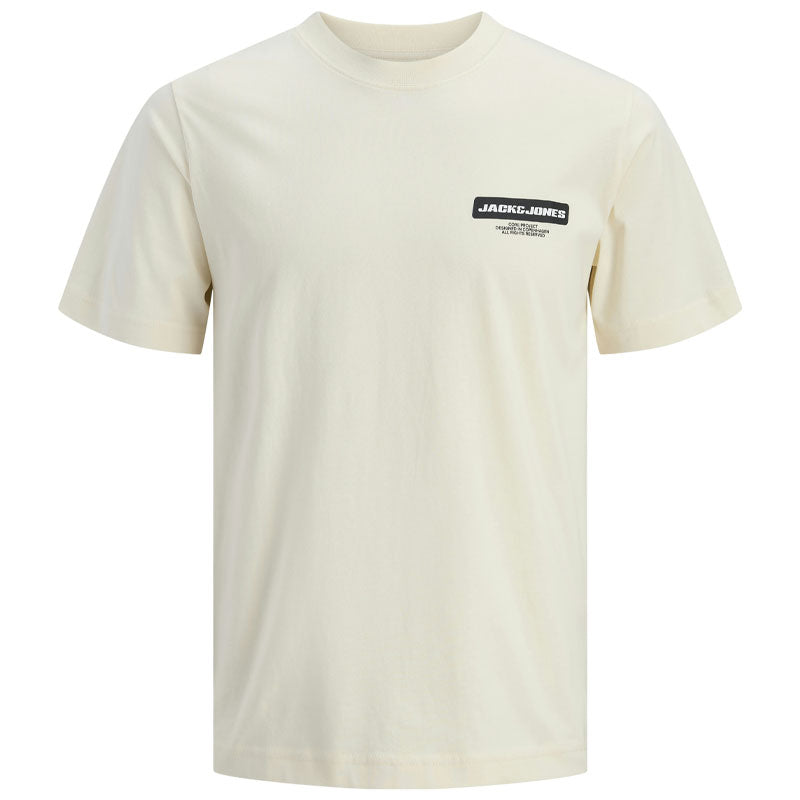 Jack & Jones - T-shirt oversize bianca con stampa di fiori e scritta in giapponese Jack & Jones - T-shirt oversize bianca con stampa di fiori e scritta in giapponese