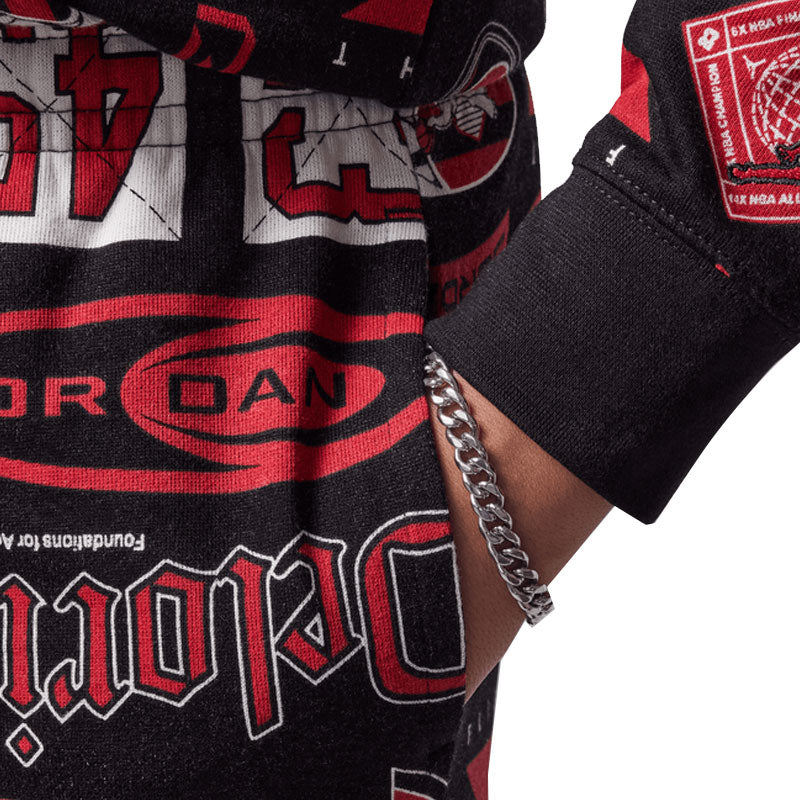 Pantaloncino bambino Jordan FT Aop