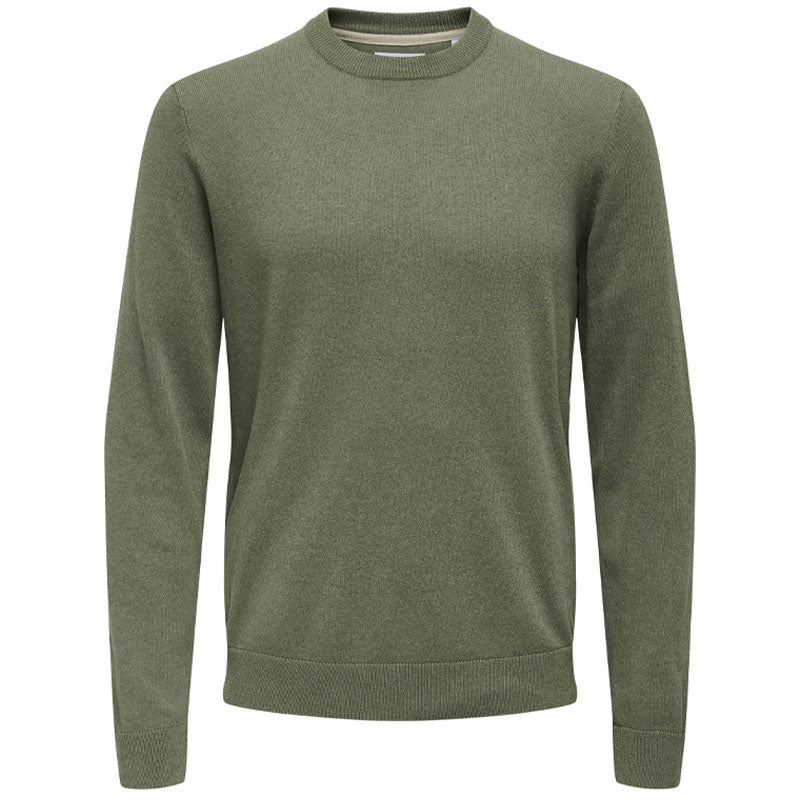 Only & Sons ONSFELIX - Maglione - light grey/grigio chiaro screziato