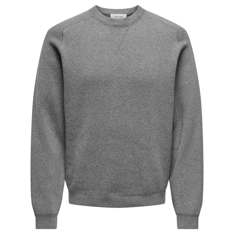 Crew Neck Maglione Grigio Uomo Crew Neck Uomo Maglione Maglione