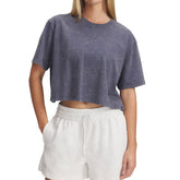 T-Shirt donna Crop Wash