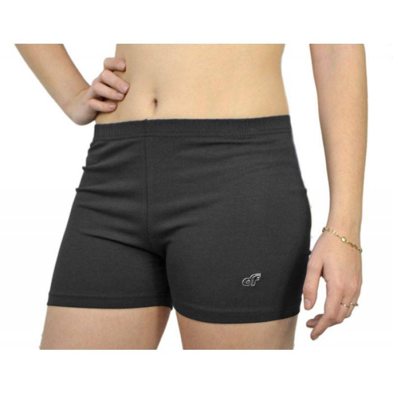 Short W Elasticizzato nero