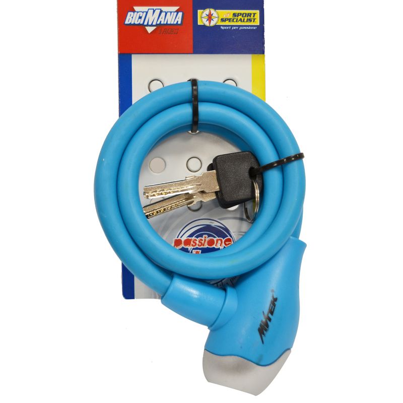 LUCCHETTO CICLO SILICONE AZZURRO