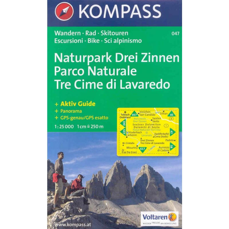 Cartina Tre Cime Di Lavaredo