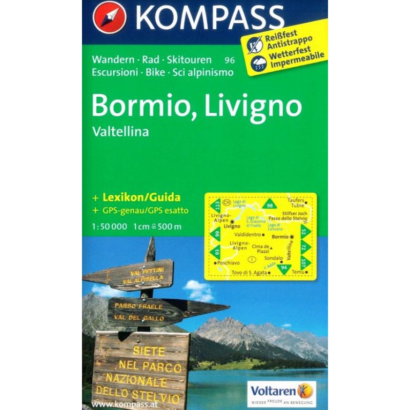 CARTINA BORMIO LIVIGNO CORNO DI CAMPO