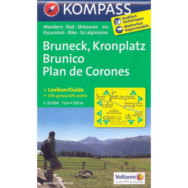Cartina Bruneck Kronplatz