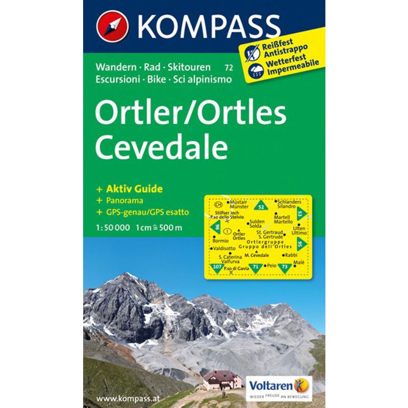Cartina Ortles/Ortles Cevedale