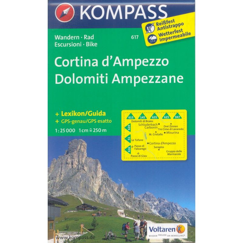Cartina Cortina D Ampezzo Dolomiti