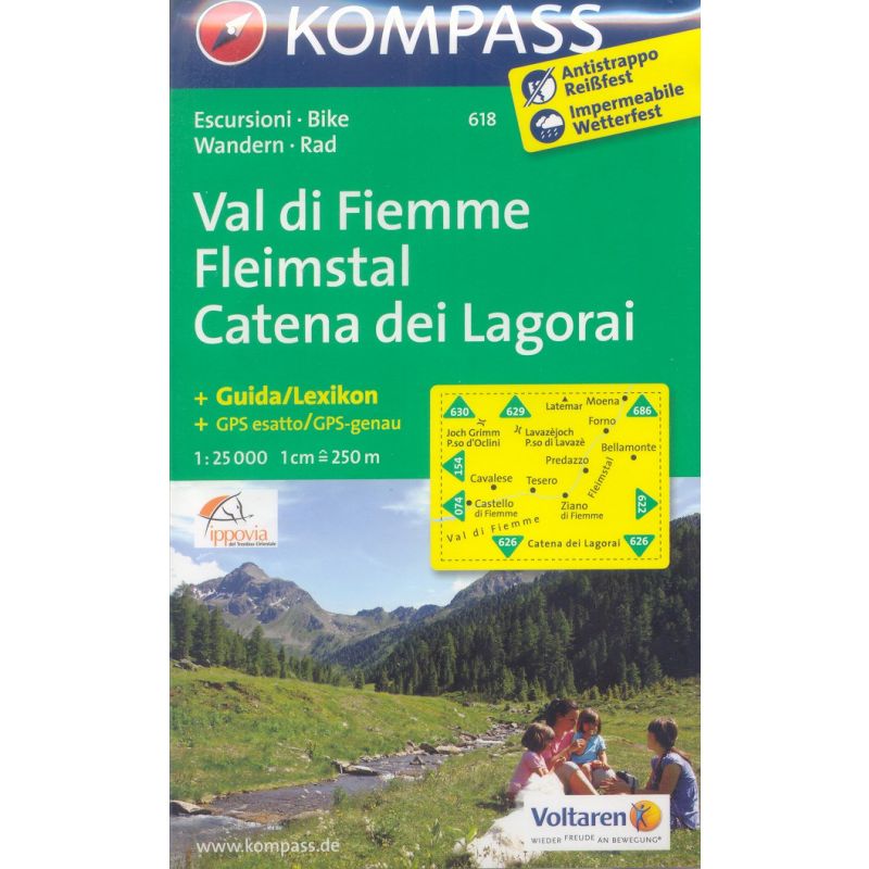 Cartina Val Di Fiemme
