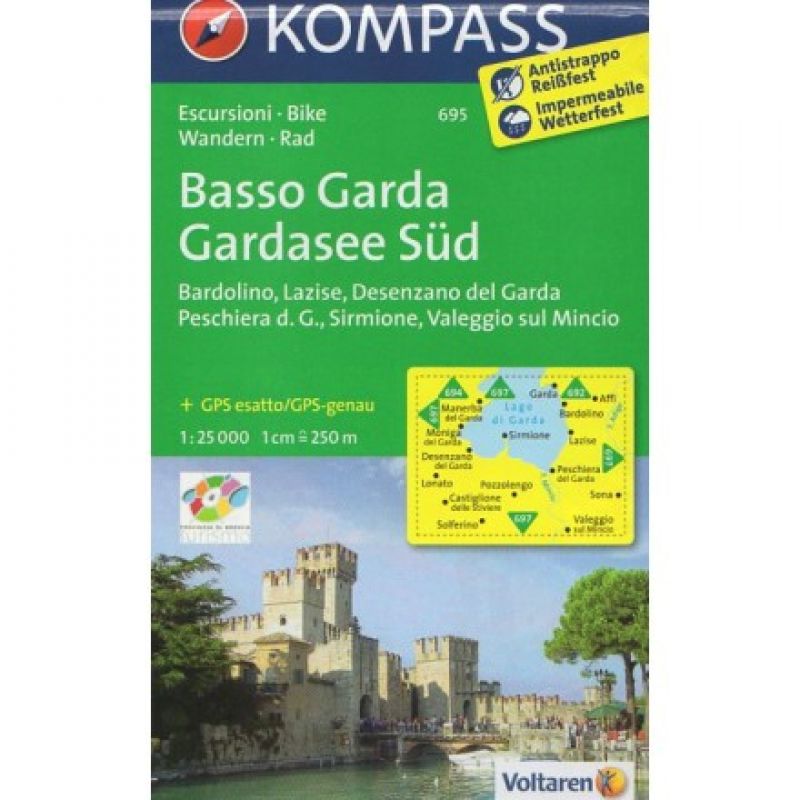 Cartina Basso Garda