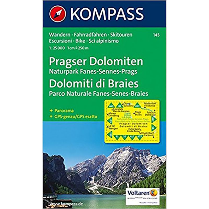 CARTINA DOLOMITI DI BRAIES