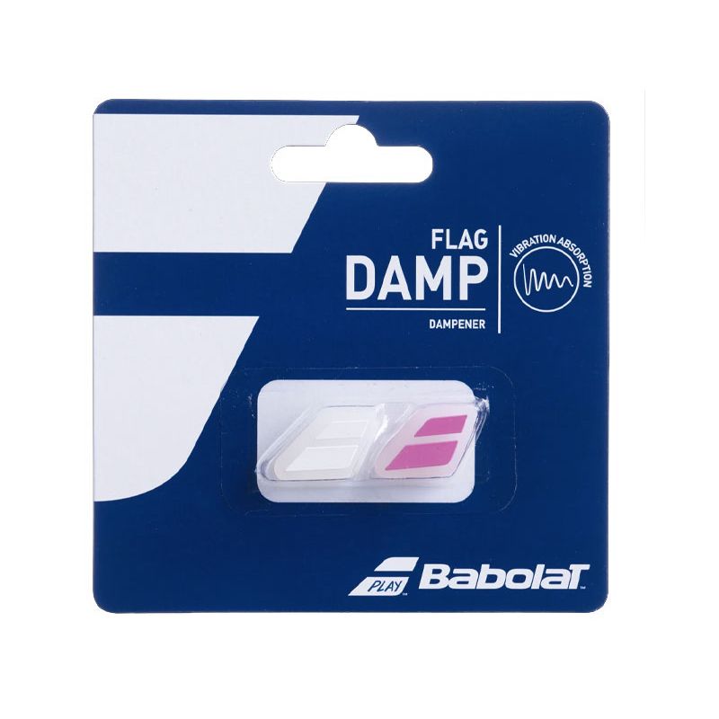 Antivibrazione Flag Damp bianco rosa BABOLAT